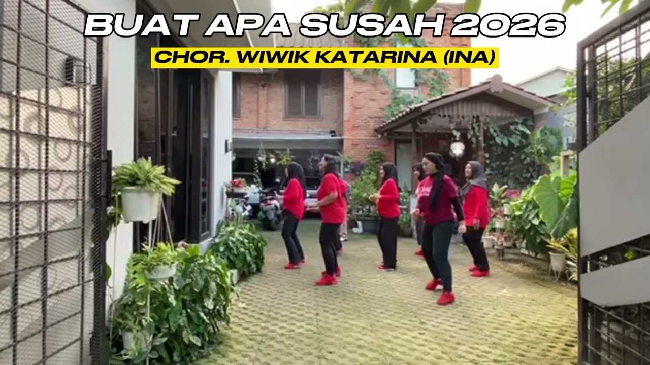 Buat Apa Susah 2026 | Line Dance | Demo | Chor. @wiwikkatarina9423 (INA)
