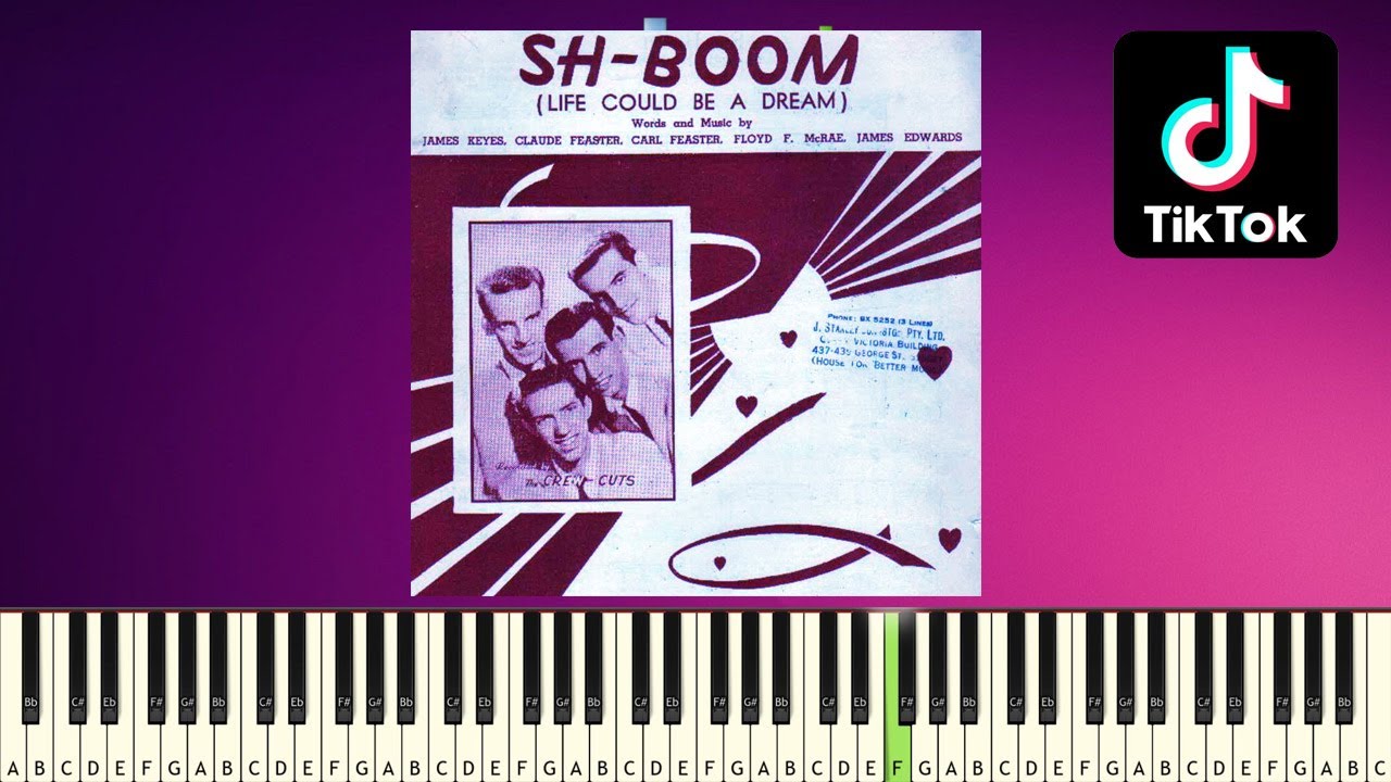 The Chords - Sh-Boom (Life Could Be a Dream) -  EASY PIANO TUTORIAL