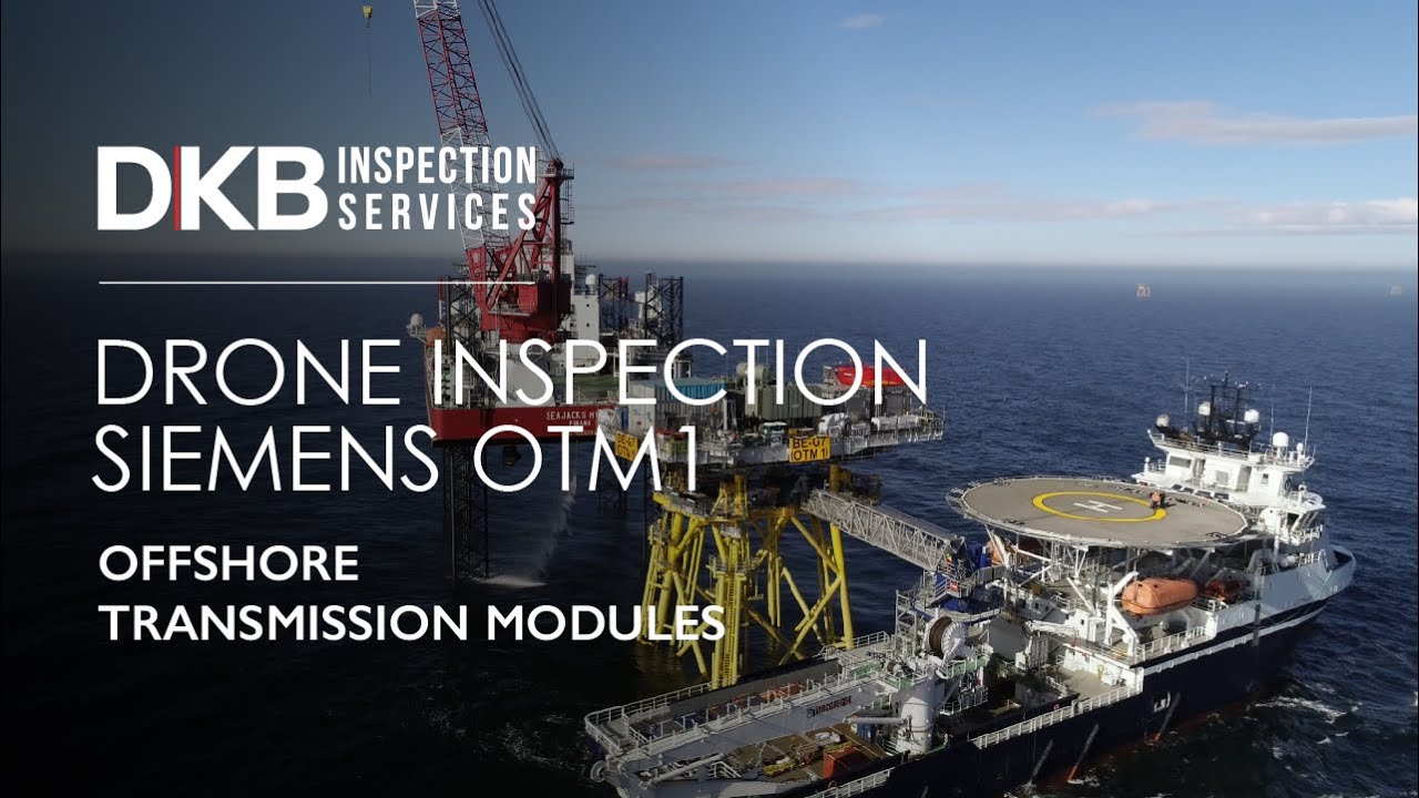 Drone Inspection Siemens Offshore Transmission Modules OTM1 & 2