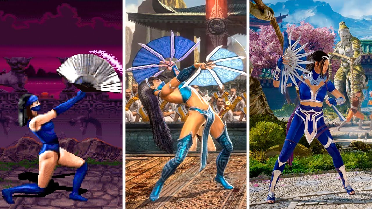 Evolution of Kitana's Fan Lift (1993-2026)