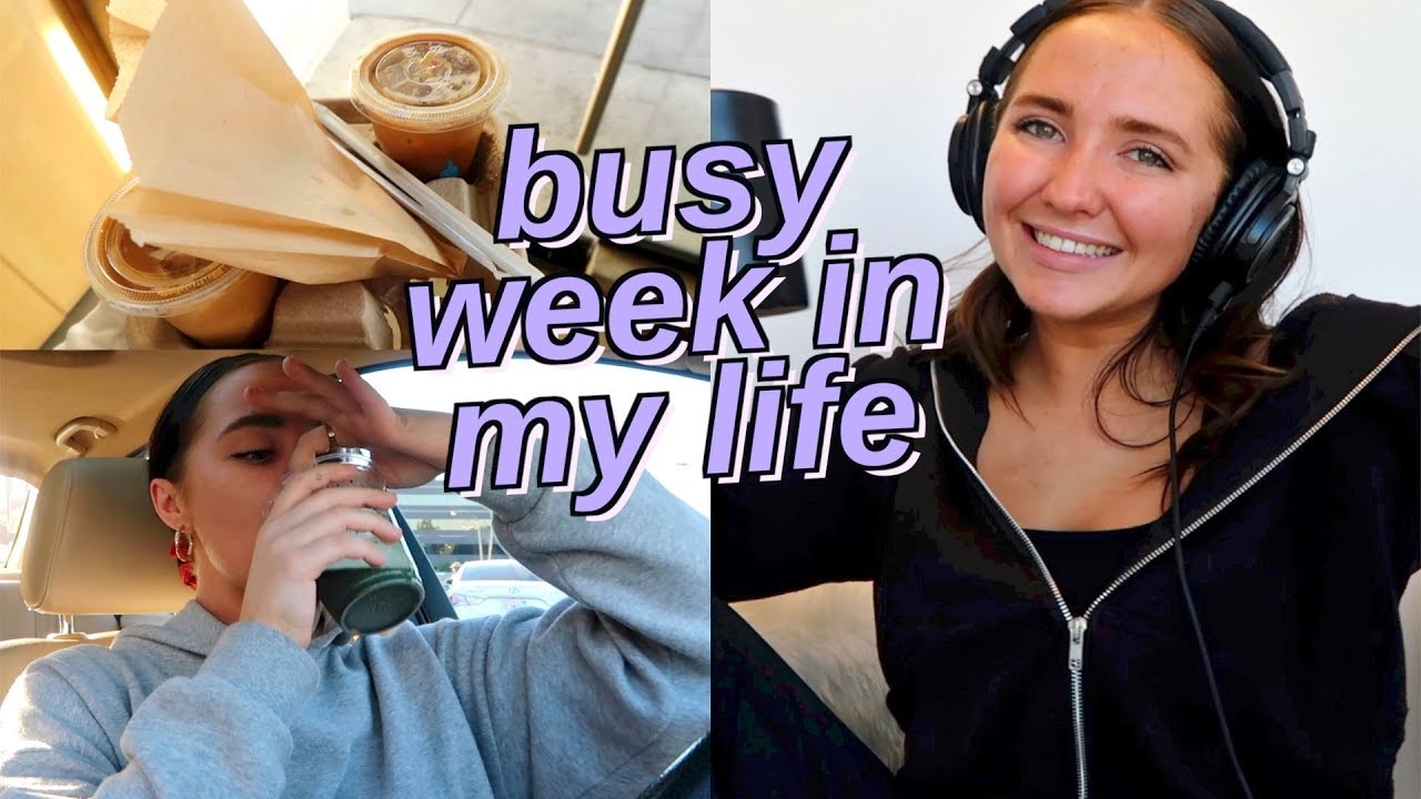 busy college week in my life | taking shots, pr unboxing and more | Kenzie Elizabeth