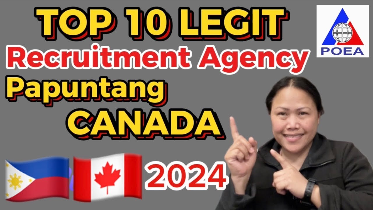 TOP 10 LEGIT AGENCY FOR JOBS IN CANADA | Trabaho sa Canada | #Buhay Canada #legitagency