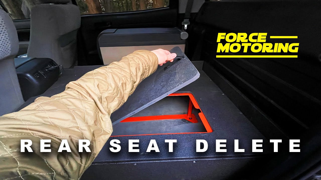Toyota Tundra REAR Seat Delete | Design, Fabricate, and Install