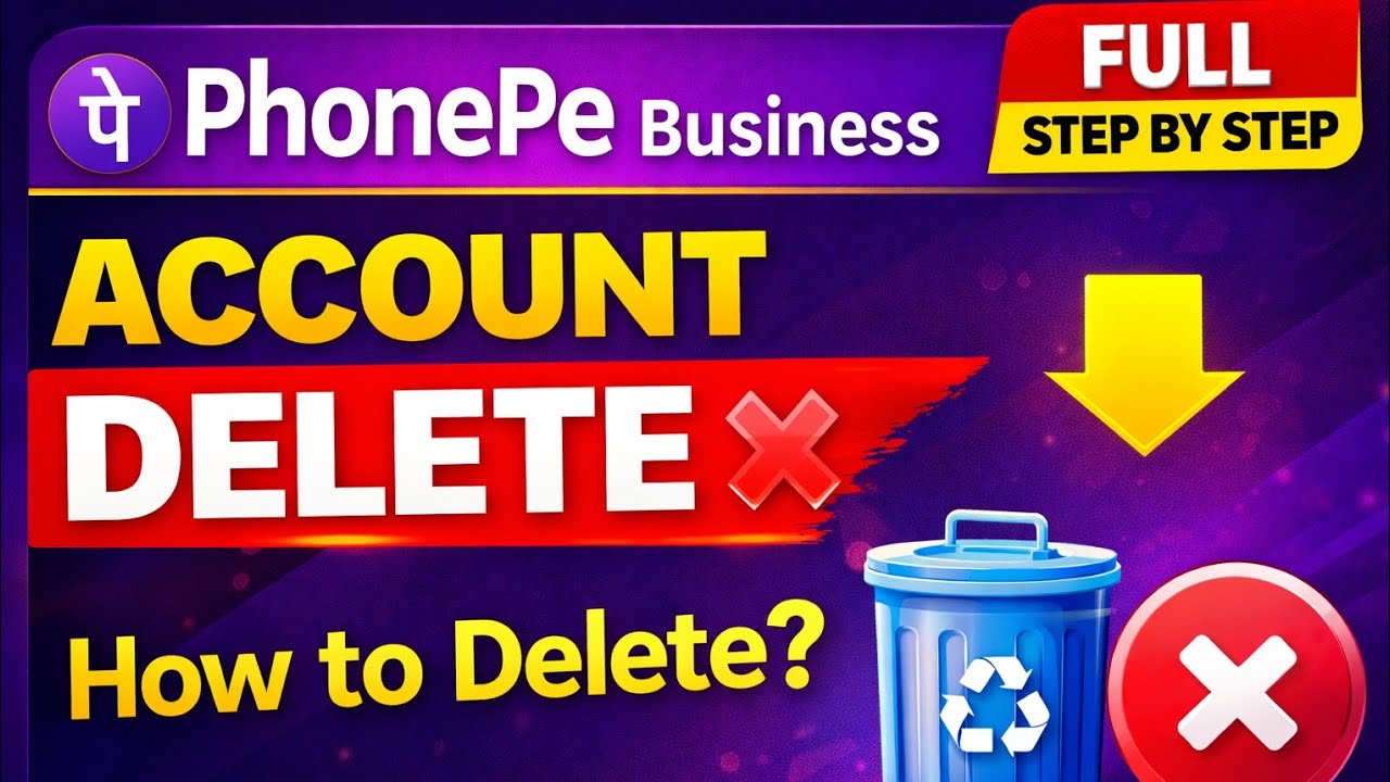 How to Delete PhonePe Business Account Permanently ? முழு விளக்கம் Tamil 
