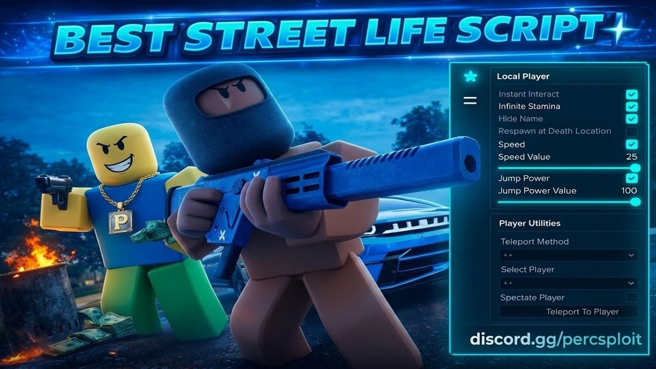BEST STREET LIFE REMASTERED SCRIPT | GIVE ALL GUNS MAX MONEY INF AMMO AUTO FARM & MORE