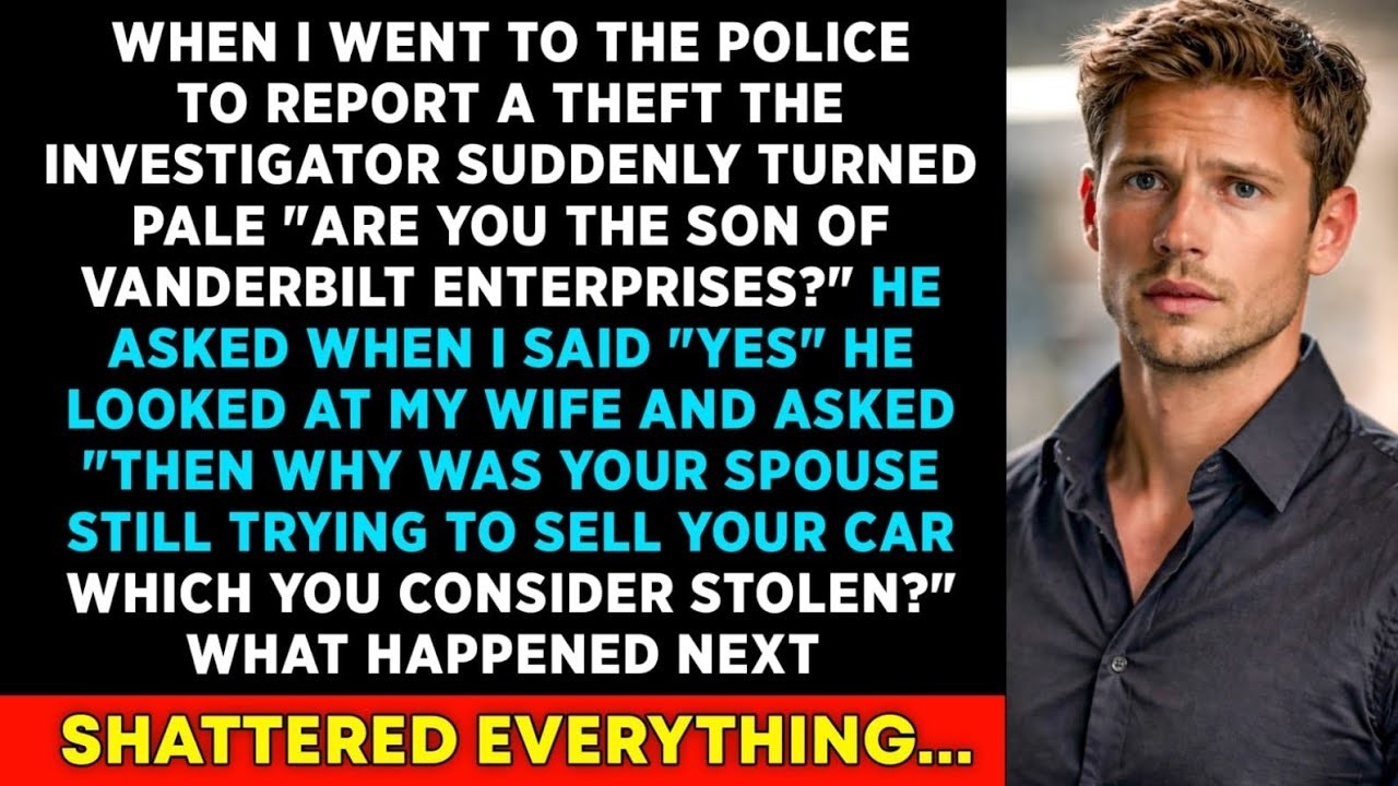 I Went To The Police Because Of A Theft - When The Investigator Look At My WIFE And Asked..