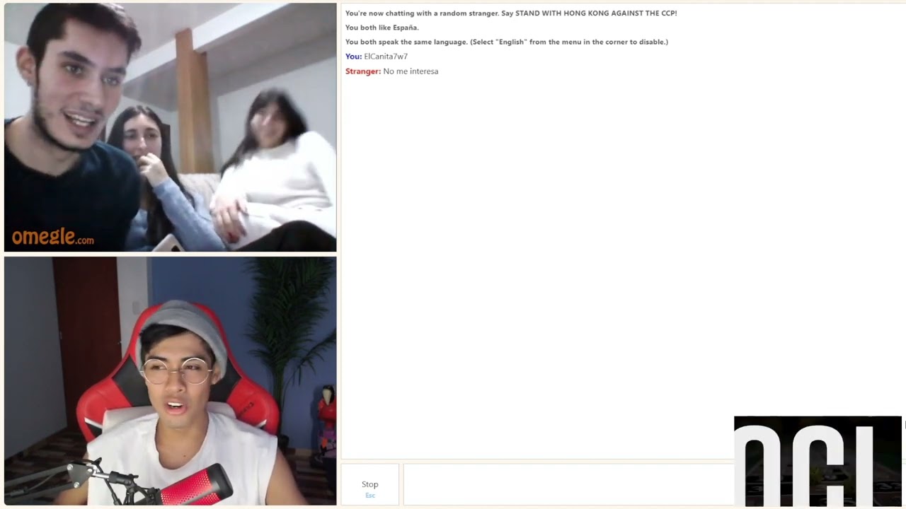 EL CAÑITA EN OMEGLE ENAMORANDO A EUROPEAS !!!, 😍😍😍😍