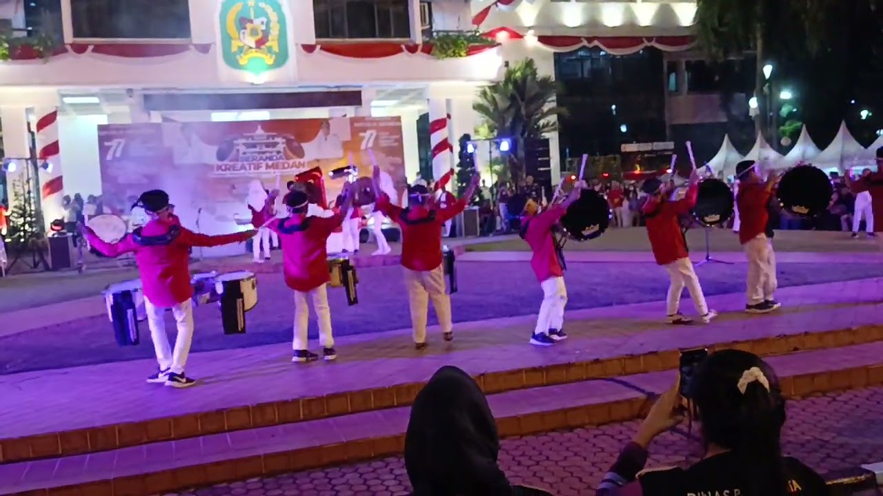 Full Version Penampilan MarchingBand SD Muhammadiyah 02 di Kantor Walikota Medan