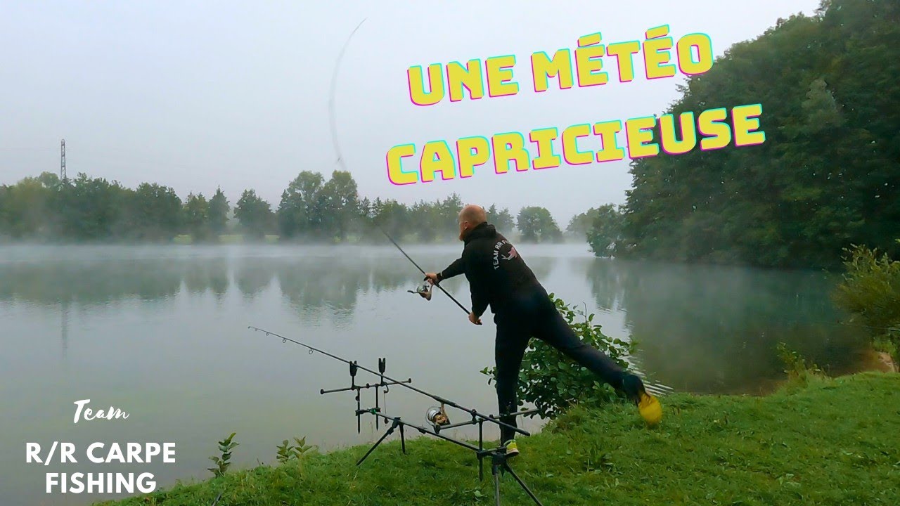 Pêche à la carpe une météo capricieuse. #carpe #pechealacarpe