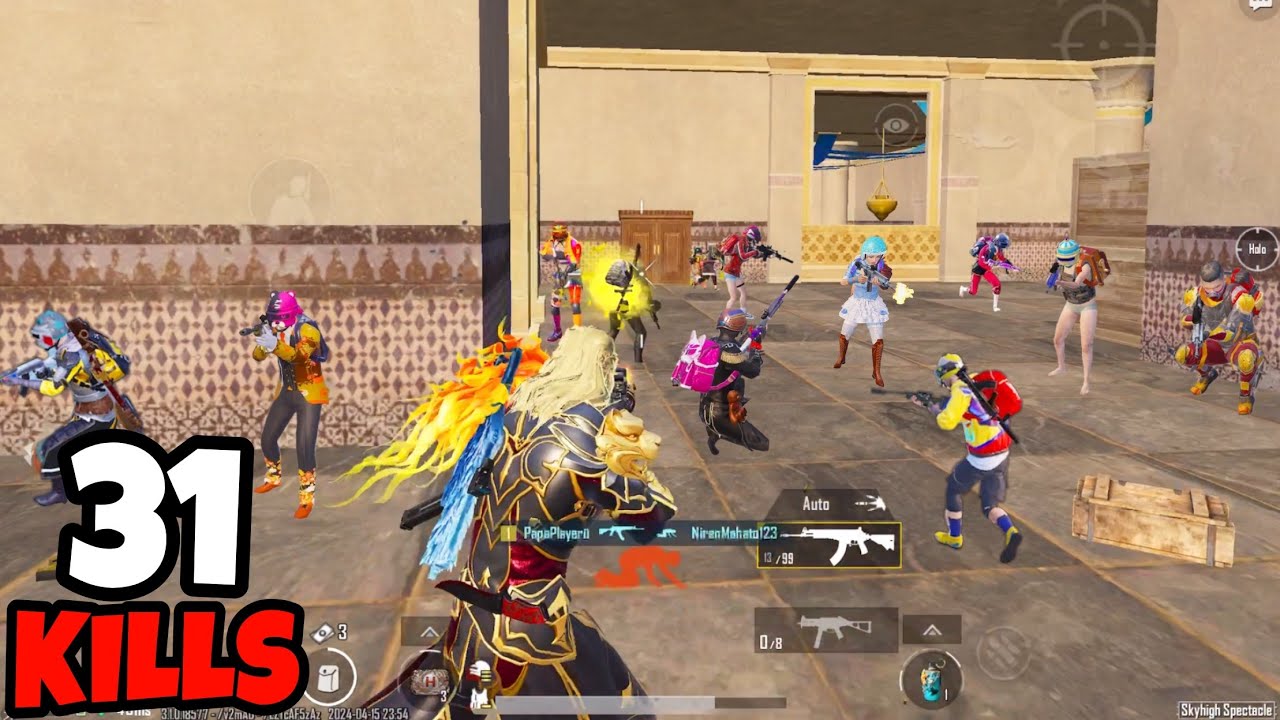 My Most INTENSE 1vs4 in The Nimbus Island in BGMI • (31 KILLS) • BGMI Gameplay