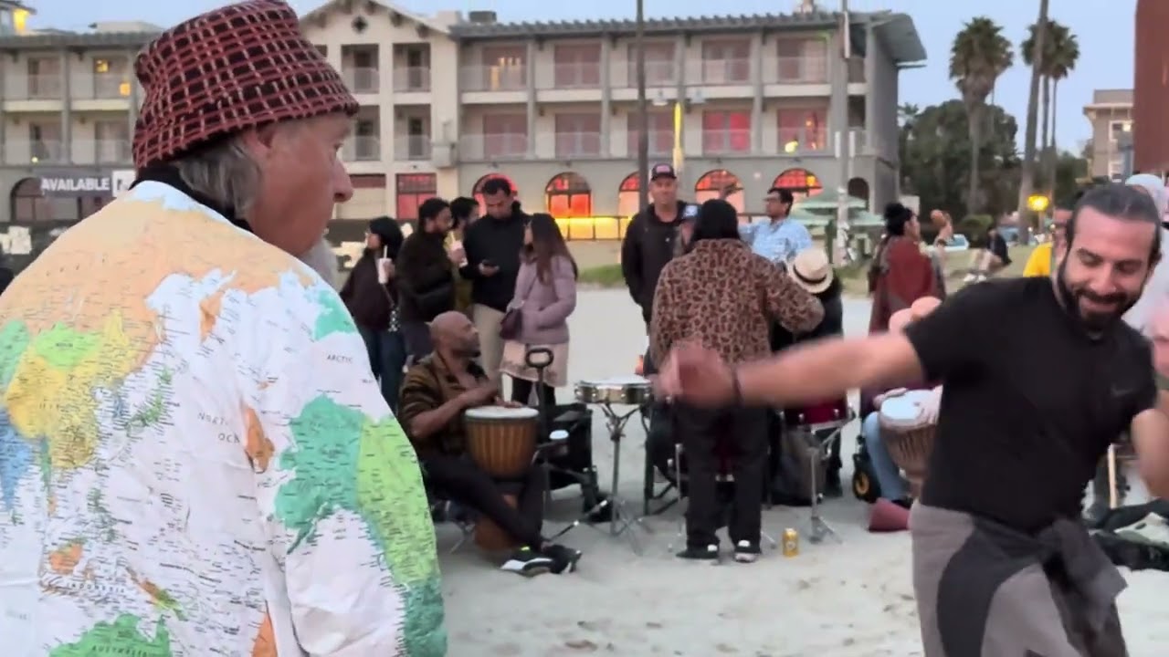 Venice beach drum circle 11/30/2025