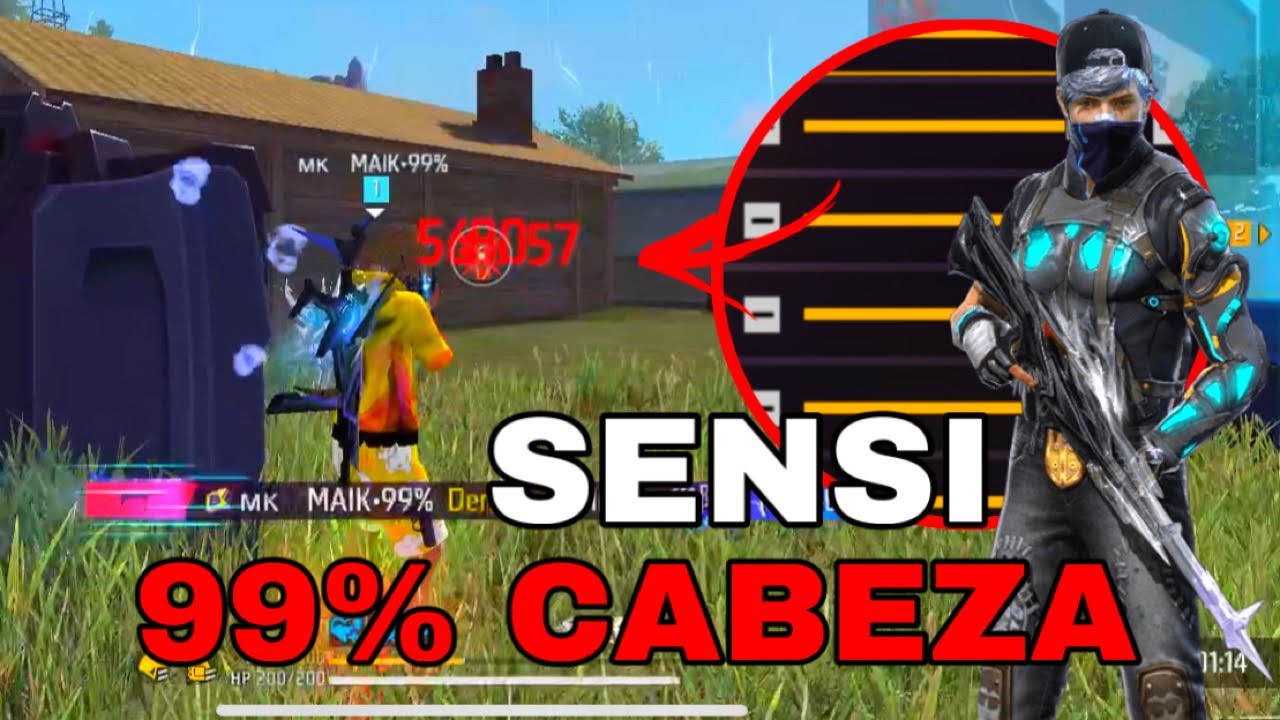 LA MEJOR SENSIBILIDAD 👹 | 99% CABEZA 🩸 TODO ROJO en FREE FIRE 2026 (NUEVA ACTUALIZACIÓN)