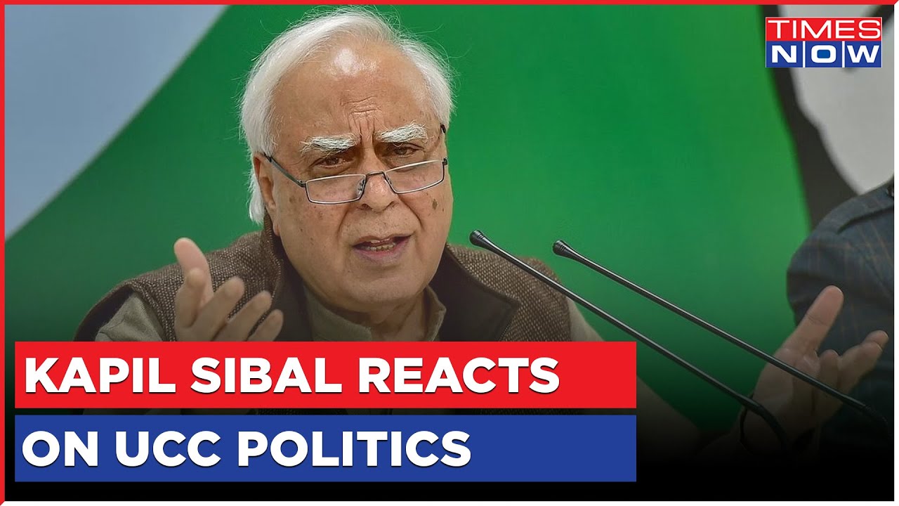 'For UCC, We Must All Have A Consensus', Kapil Sibal Reacts Over Ongoing UCC Politics | English News