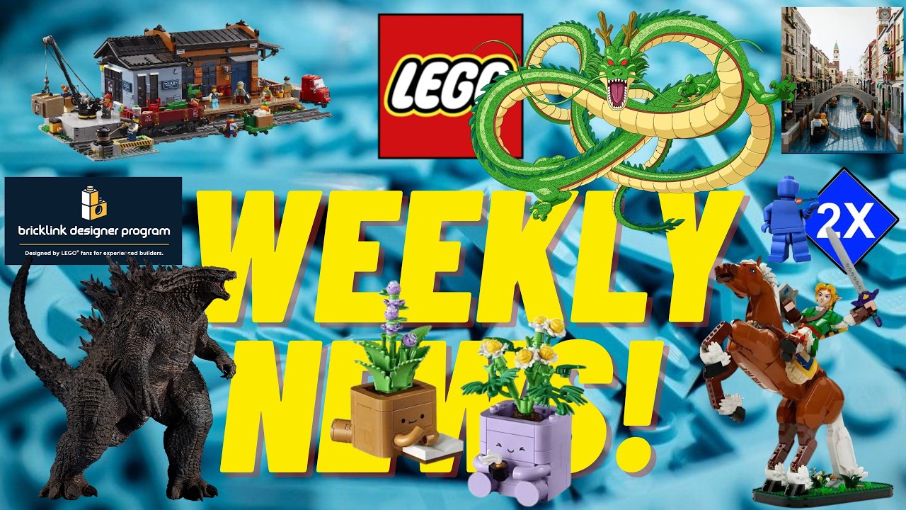 Важные новости и утечки LEGO! Годзилла, Зельда, Icons и многое другое!
