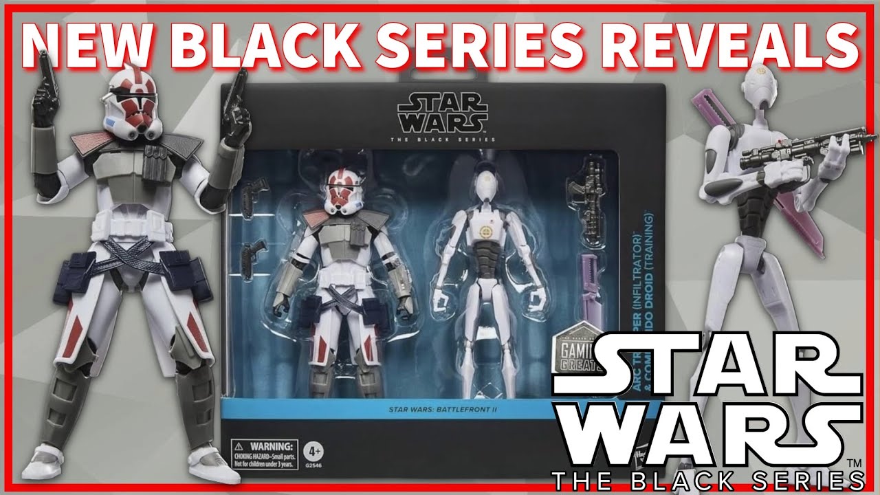 Огромная новинка из серии Black Series! Представлены новый Arc Trooper (инфильтратор) и Commando ...