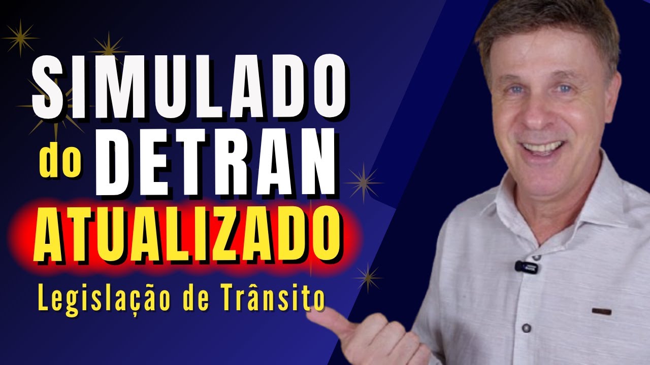 Simulado DETRAN 2025 Oficial. Prova Teórica de Legislação.