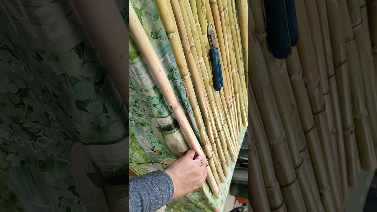 Fabricando techo de cañas, parte 1