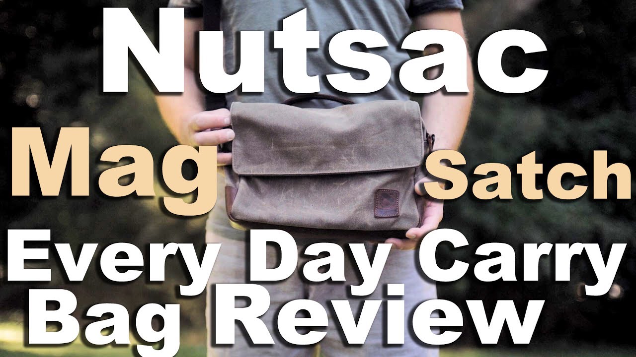 Nutsac Mag Satch EDC Satchel Review. A durable Made in USA man bag for winners.