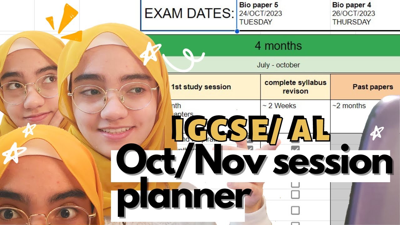 IGCSE & AL 📚 Oct/ Nov session: STUDY PLANNER 📊📈+ FREE template!! 🙀🙀🙈