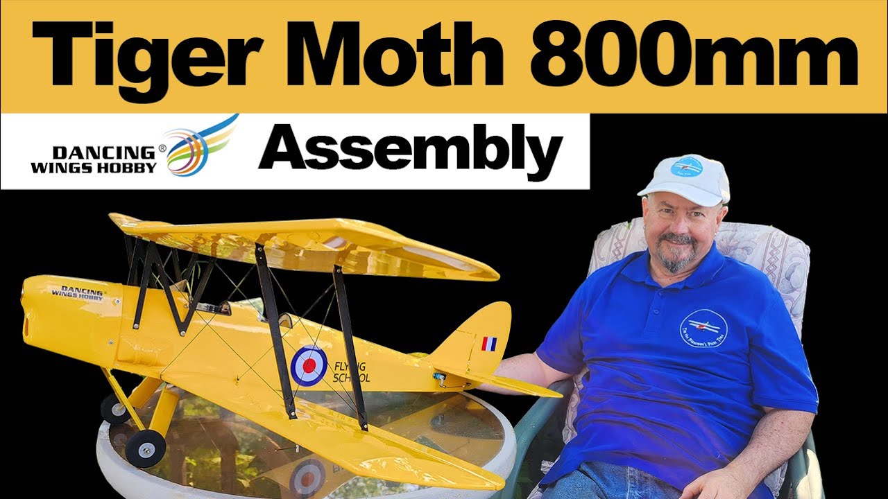 Tiger Moth Assembly - Dancing Wings 800mm ARF