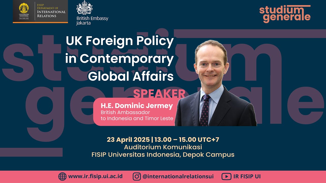 Studium Generale: UK Foreign Policy in Cotemporary Global Affairs