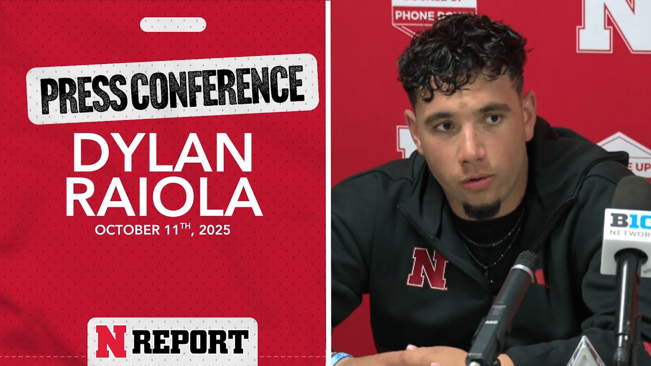 Nebraska QB Dylan Raiola | Maryland Post-Game Press Conferences (10/11/25)