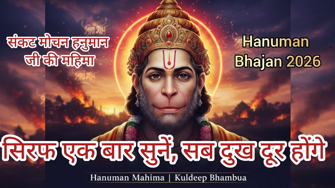 Hanuman Mahima: इसे सुनने से दूर होंगे सब संकट | Most Powerful Hanuman Bhajan 2026 | Kuldeep Bhambua