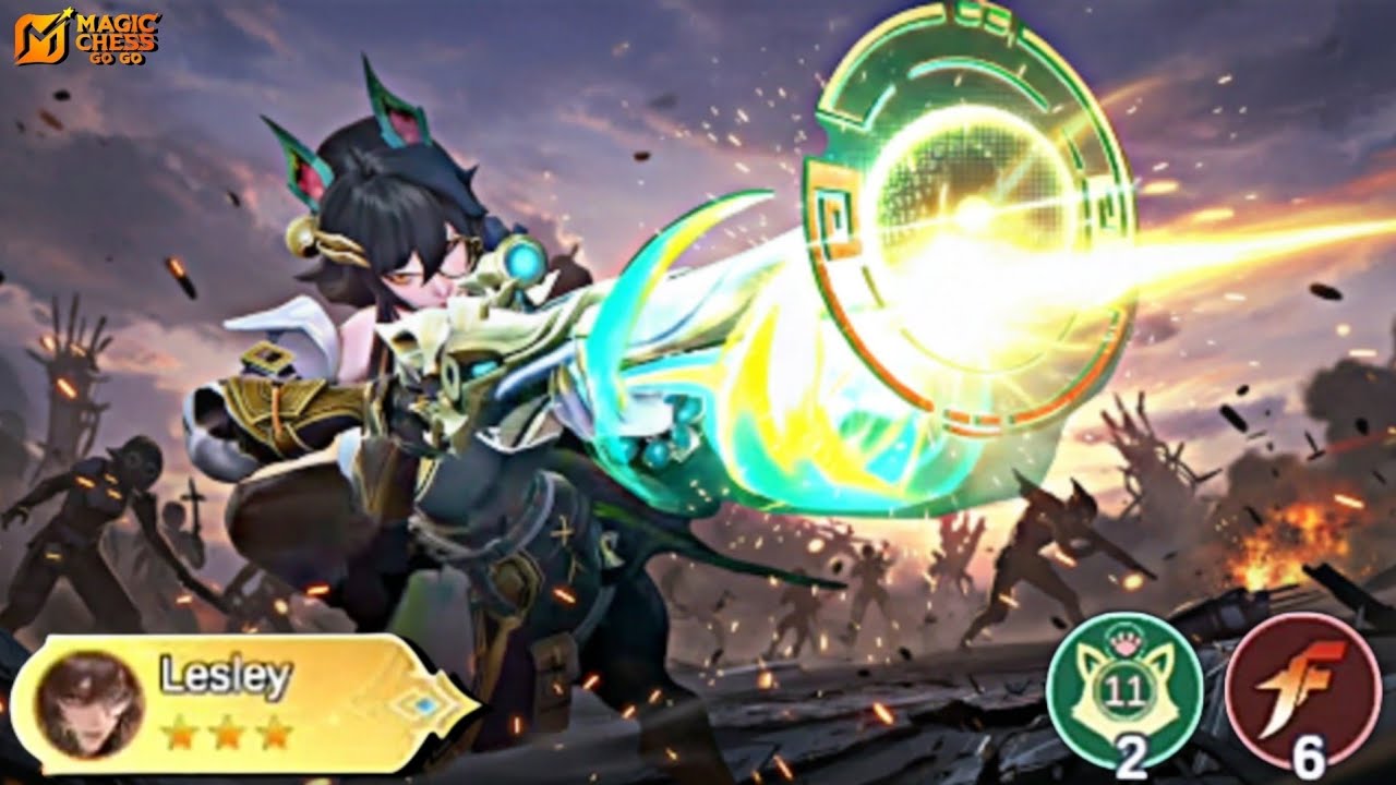 NEW META UNLIMITED ROCKET LESLEY KOF MYSTHIC MEOW MCGG SEASON 5 ‼️ MAGIC CHESS GO GO BEST COMBO ‼️