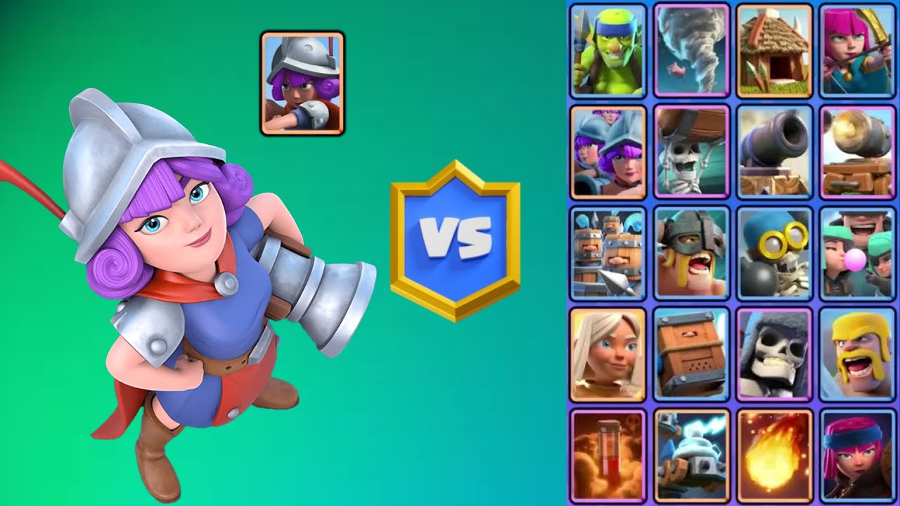 MOSQUETERA vs TODAS LAS CARTAS | Clash Royale