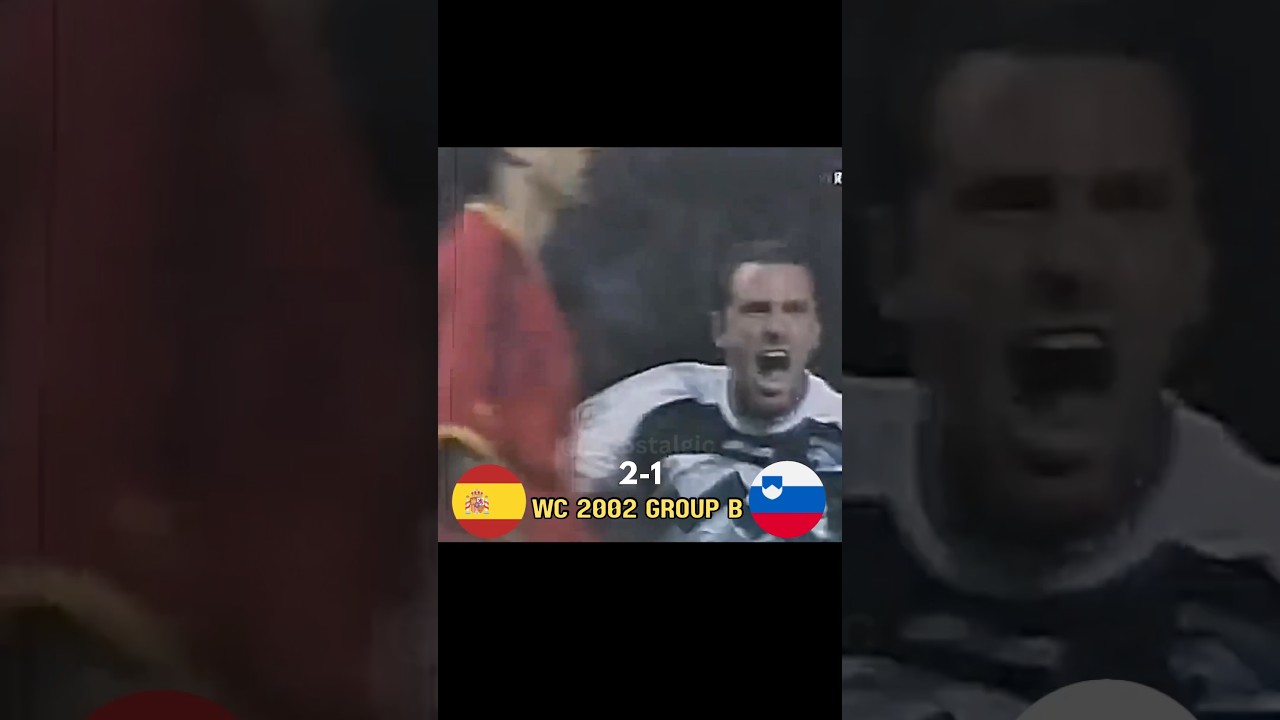 🇪🇸 Spain vs Slovenia 🇸🇮 &ndash; 2002 World Cup Group Stage