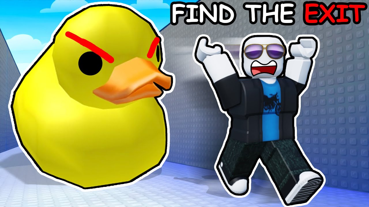Roblox ESCAPE Running DUCK...