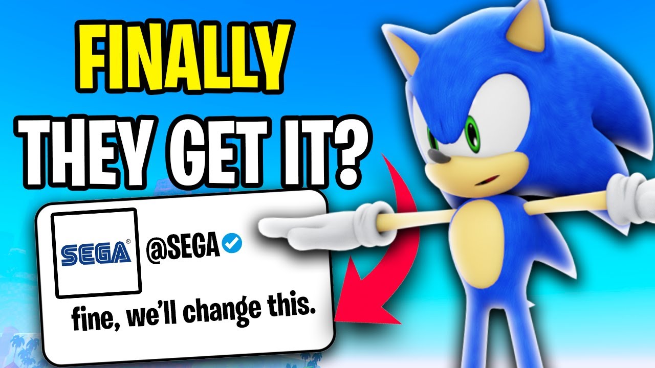 SEGA Is FINALLY Listening To Sonic Fans About This Criticism?