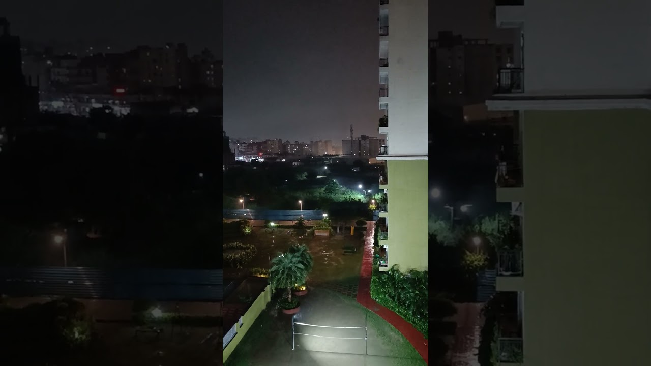 Noida Rain scenes #noida #nature #rain #enjoy #relaxing #relax #view #reels #shorts