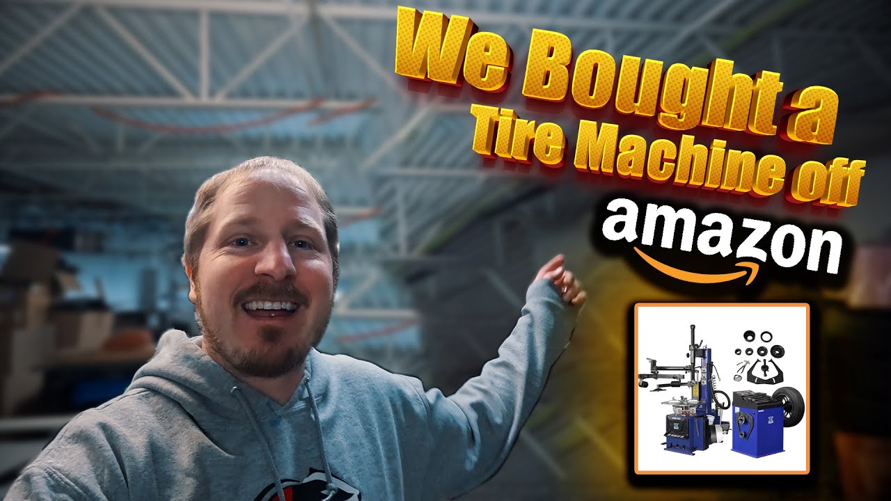 Мы купили шиномонтажный станок на Amazon!