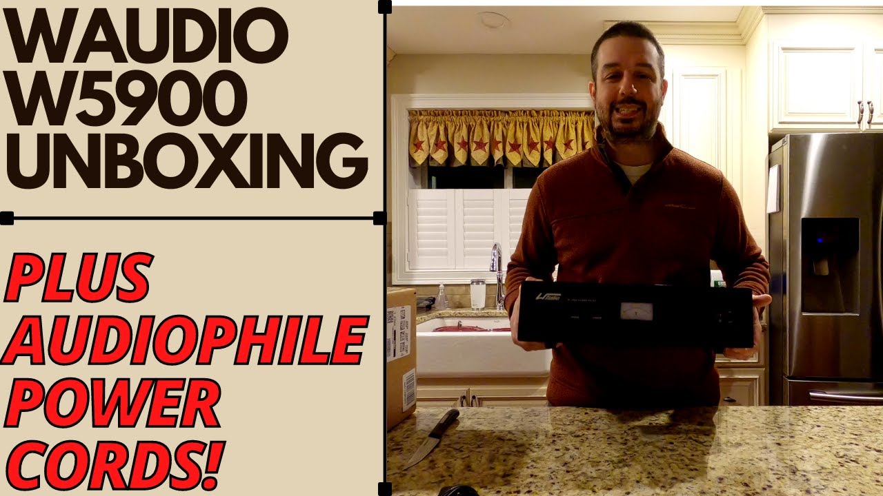 Unboxing the WAudio W-5900 AC Power Filter + high-end Hi-Fi power cables!