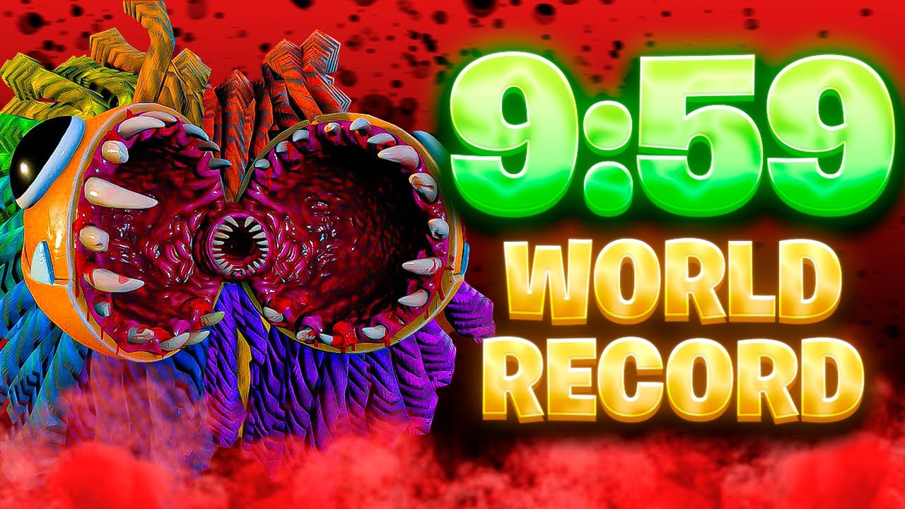 [ WORLD RECORD ] TERMINÉ en MENOS de 10 MINUTOS la SPEEDRUN de POPPY PLAYTIME 4 / proacventure