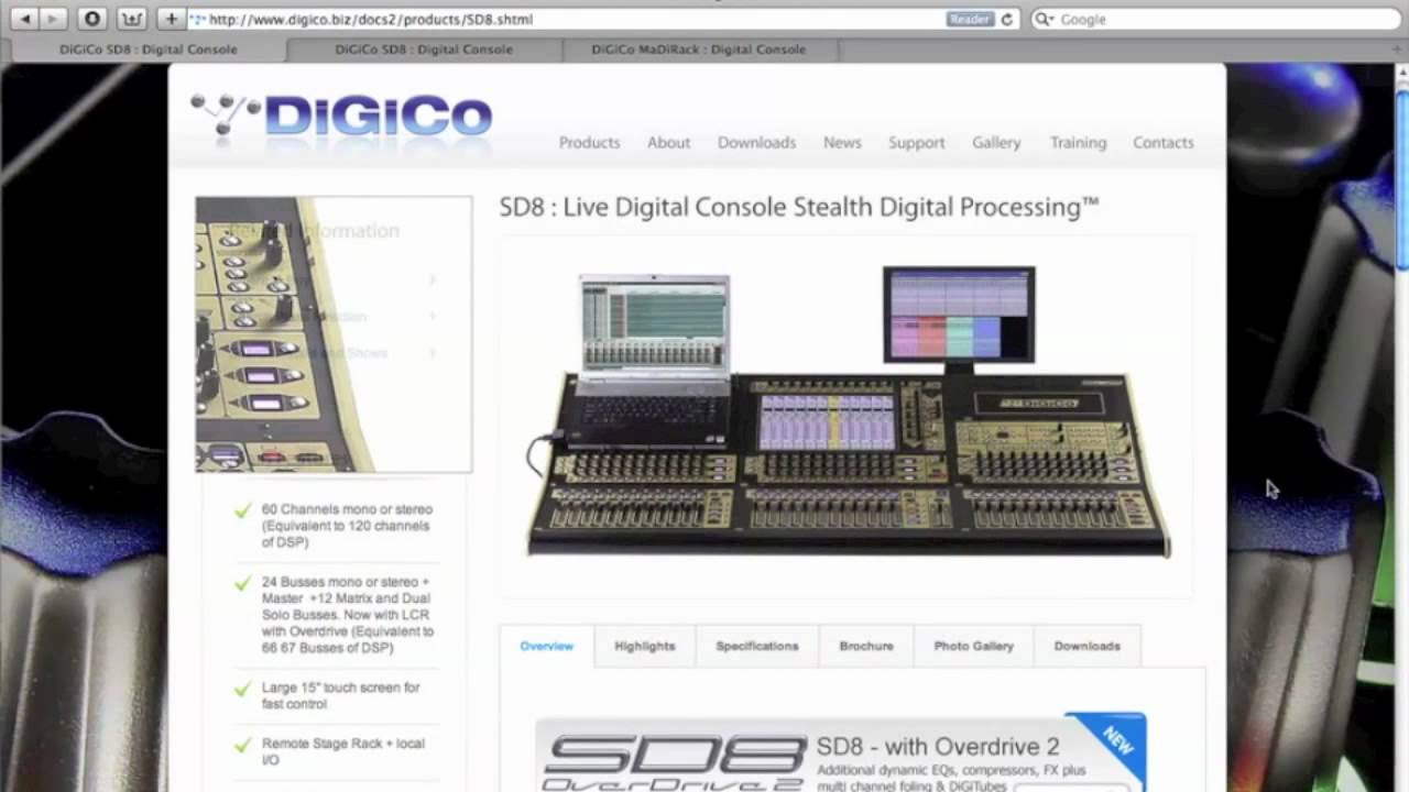 1º  TUTORIAL DiGiCo SD8 descricao sist hardware descr superficie.mov