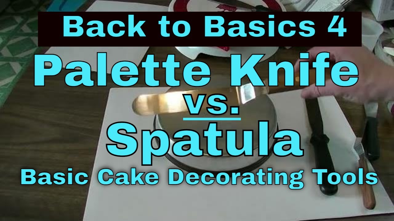 Cake Palette Knife / Icing Spatulas - Basic Cake Decorating Tools 🍰 Back to Basics 4