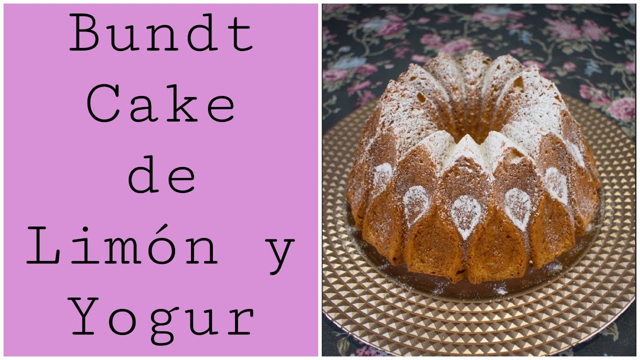 Bundt Cake súper esponjoso de limón y yogur | Sweet Shop Victoria