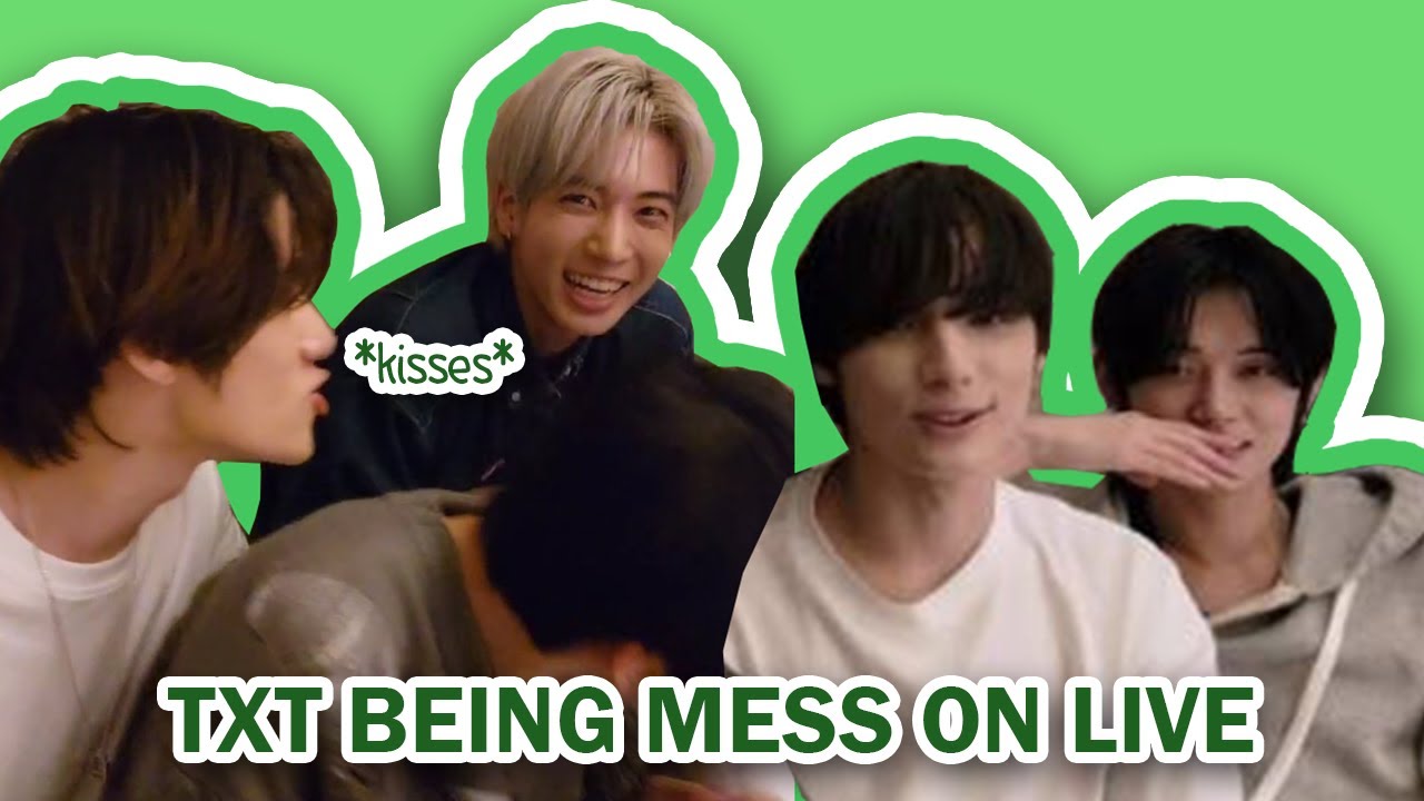 TXT being a mess while on tour
