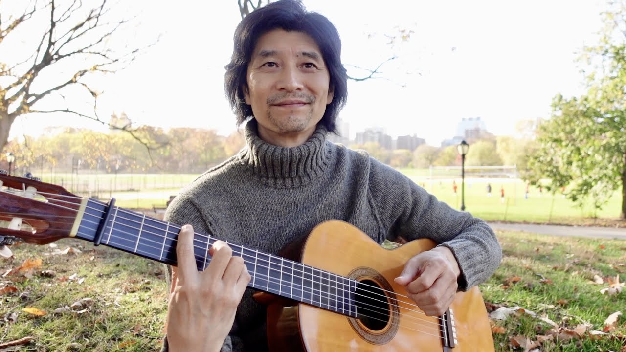 夢のつづき/YUME NO TSUZUKI Tsuyoshi sings in Central Park【English Sub】A=432Hz