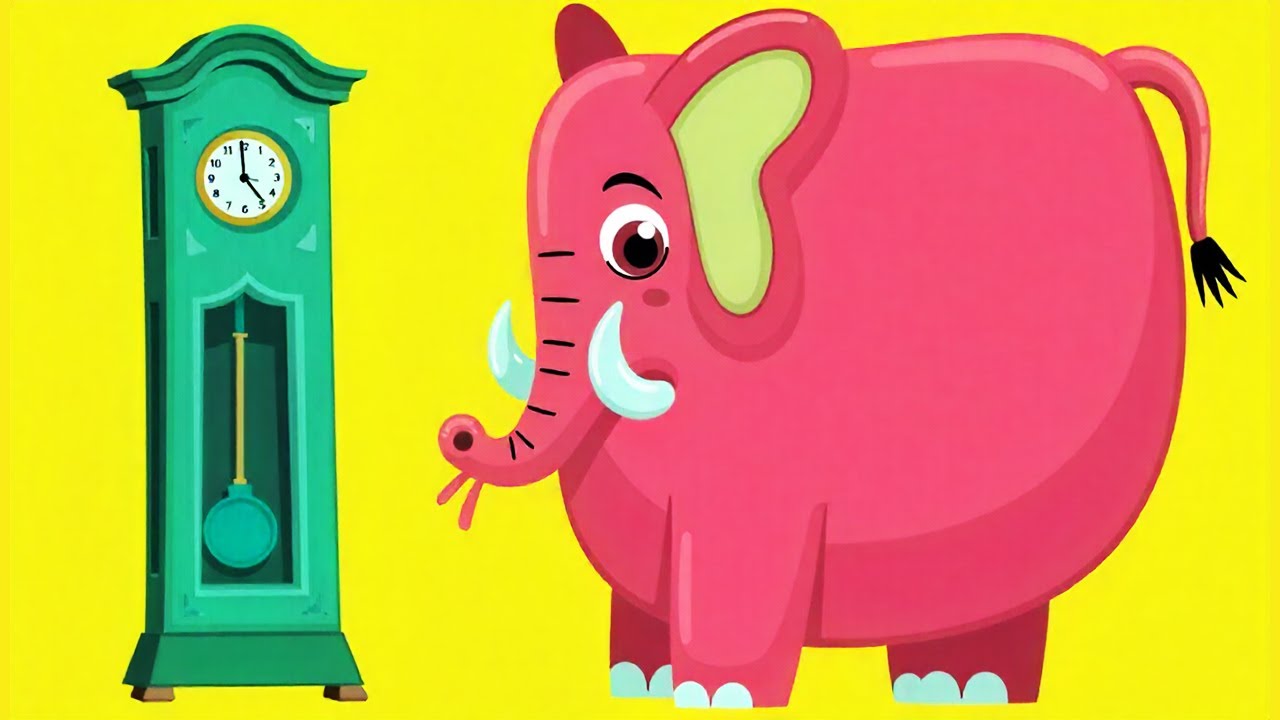 Hickory Dickory Dock Birthday Party Song 🎉🐭 | Cocomelon Style Nursery Rhyme | 2 Minute Loop Kids