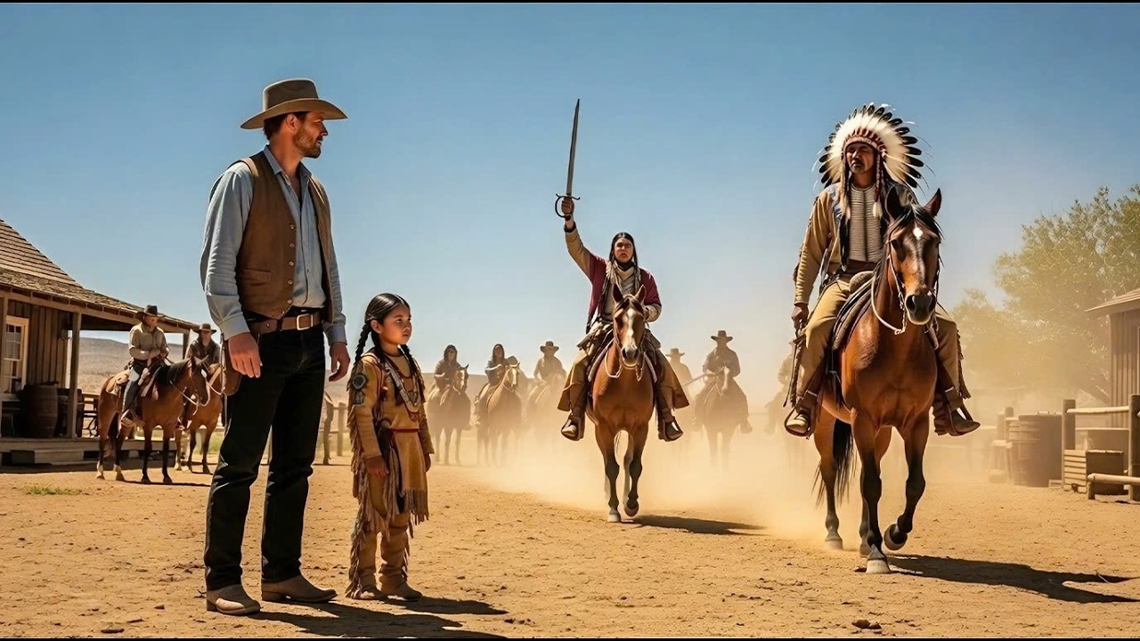 Escoltó a un niño apache perdido a casa — al caer la tarde, jinetes llegaron a su rancho.