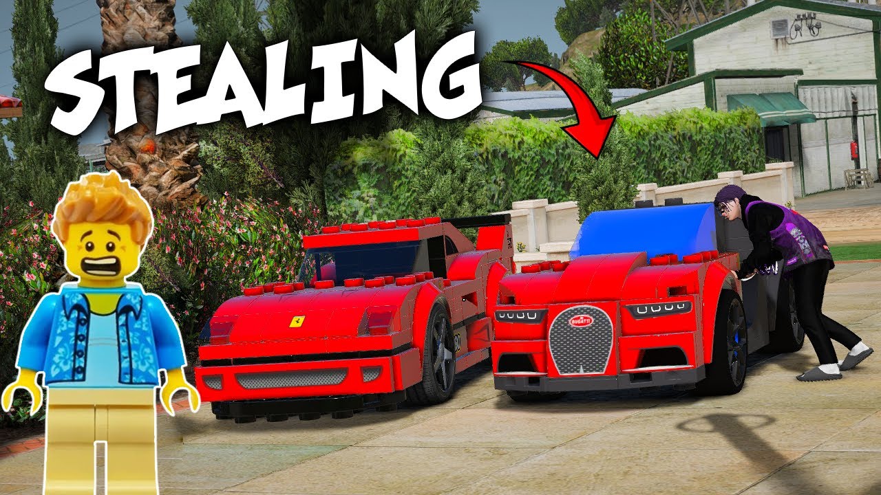 STEALING LEGO SUPERCARS IN GTA 5 | SnoopX