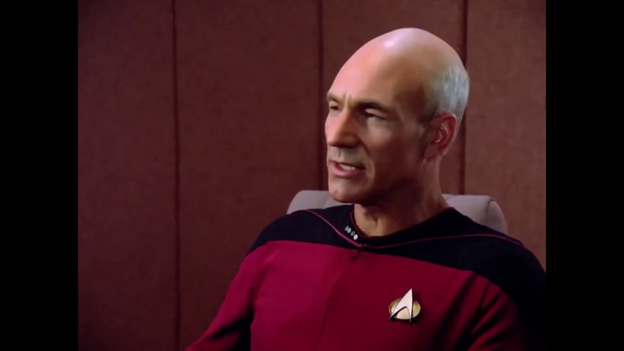 Picard and Data tribute