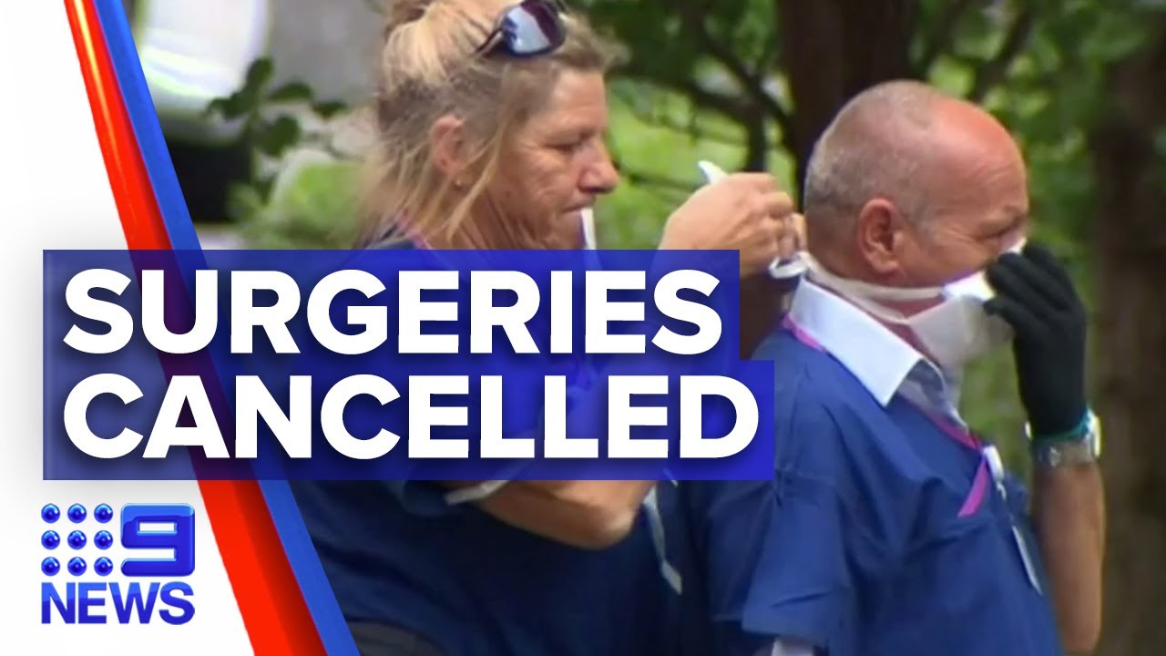 Coronavirus: Elective surgeries will be cancelled | Nine News Australia