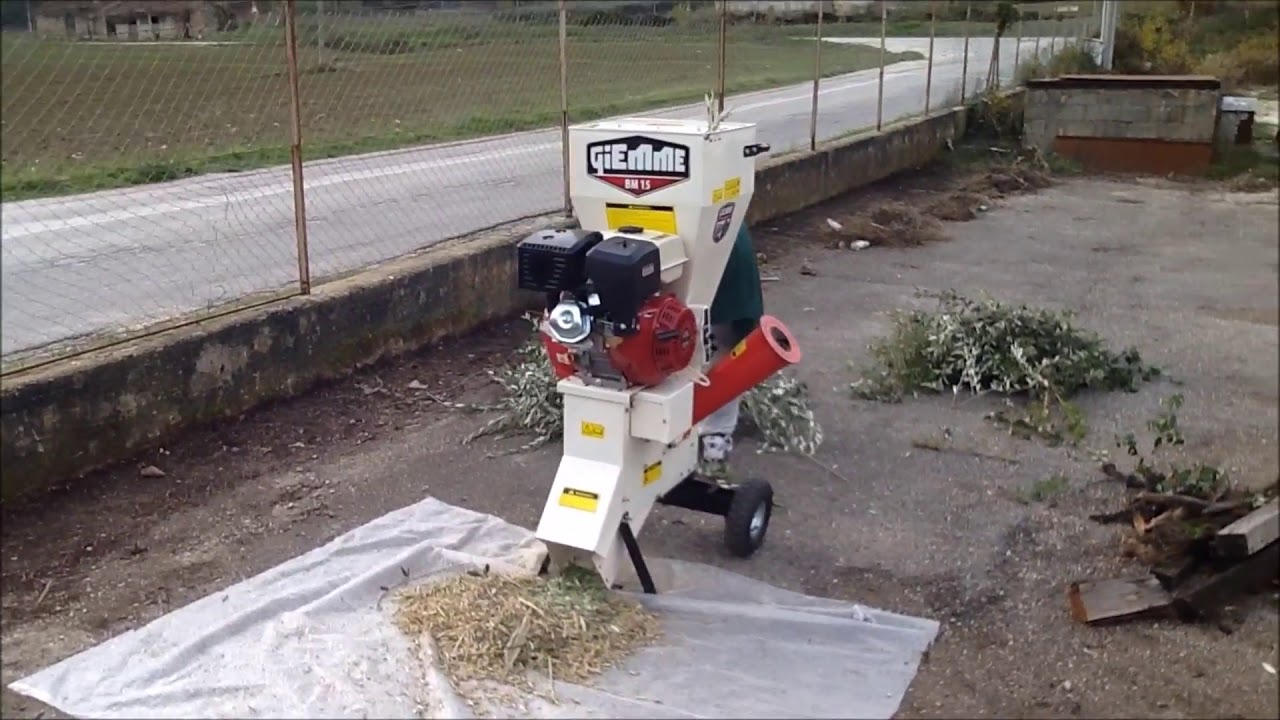 Gartenhäcksler mit Motor Loncin SCP von GIEMME MACHINERY