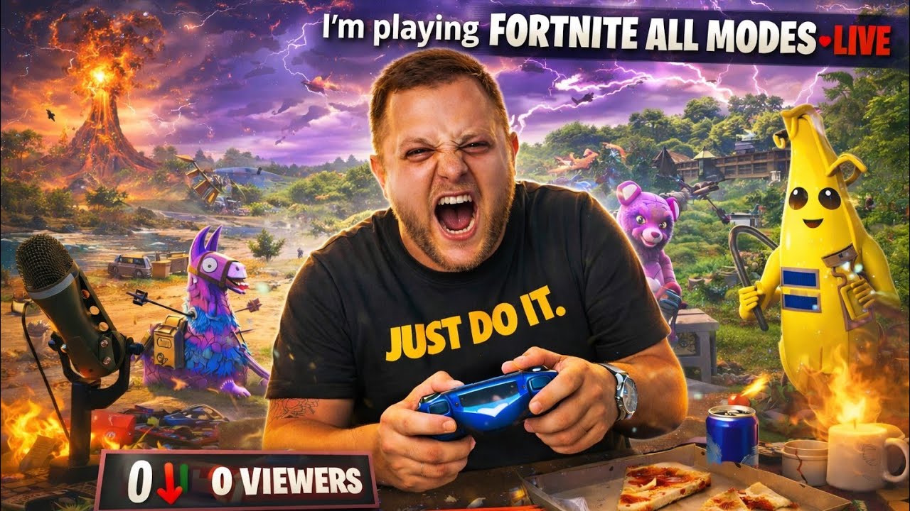 FORTNITE LIVE: Trying all modes #fortnite