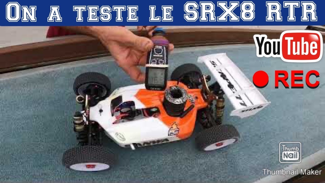 🟠 ESSAIS SERPENT SRX8 BUGGY TT 1/8 RTR 4WD NITRO 🔥REF 600023 - SANWA MT5 - SRT - HD POWER - JETKO