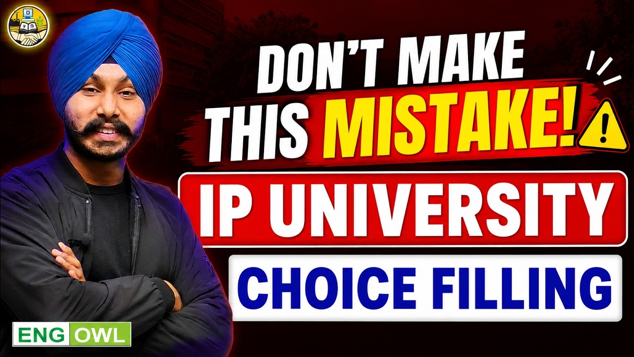 Don't Make This Mistake in IP University Choice Filling | Step by Step | IPU Admission 2026
